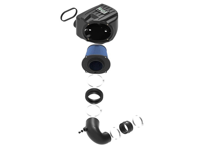 aFe Quantum Pro 5R Kaltluft-Ansaugsystem 94-02 Dodge Cummins L6-5.9L - geölt