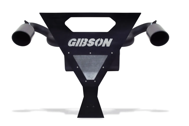 Gibson 16-17 Yamaha YXZ1000R Basis 2,25 Zoll Dual-Auspuff - Schwarz Keramik