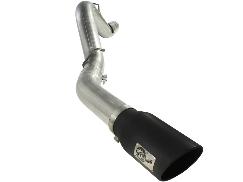 aFe MACHForce XP Auspuff 5 Zoll DPF-Back SS 11-13 GM Diesel Trucks V8-6,6L (td) (LML) (Schwarze Spitze)