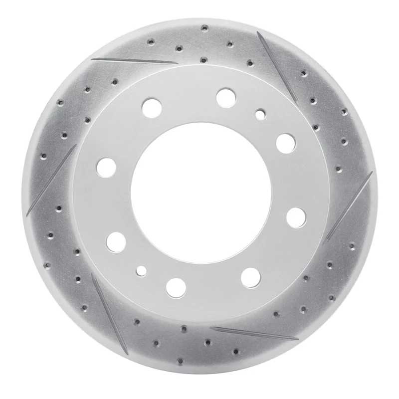 DFC 99-20 Cadillac Deville Front Right Drilled & Slotted Geoperformance Rotor