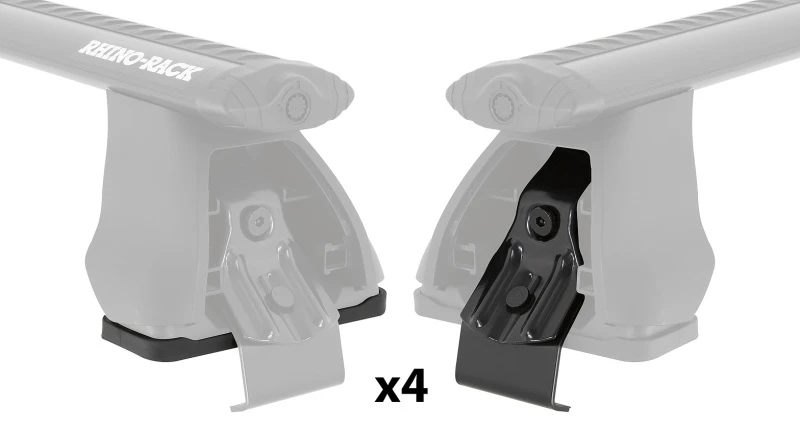 Rhino-Rack 10-14 für Subaru Legacy 4-Türer-Sedan Vortex 2500 2-Balken-Dachträger - Schwarz