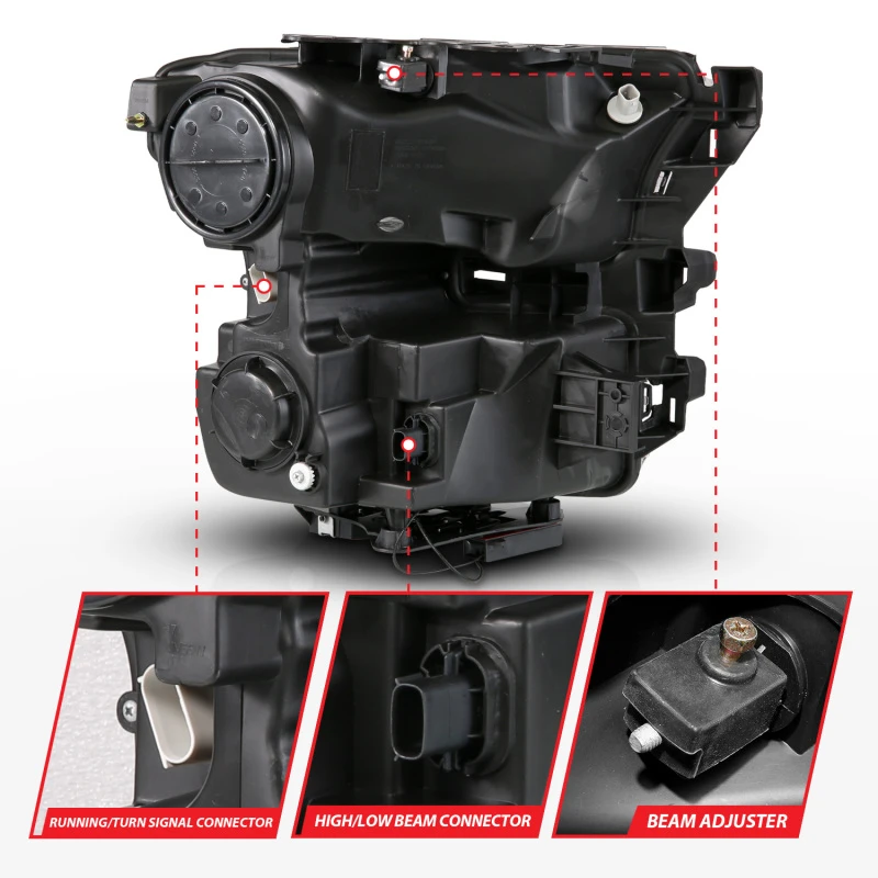 ANZO Full LED Projector Headlights for Ford F-150