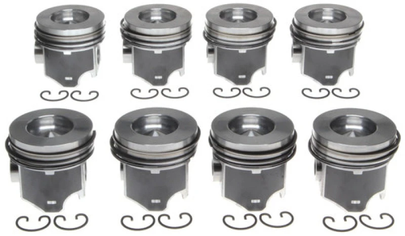mahle-oe_5035692-6793f4f454f4e Mahle OE GM 5.7L 350 V8 Flachkopfbeschichtung.040 w/ P Nachmarkt-Version Kolbensatz (Satz von 8)