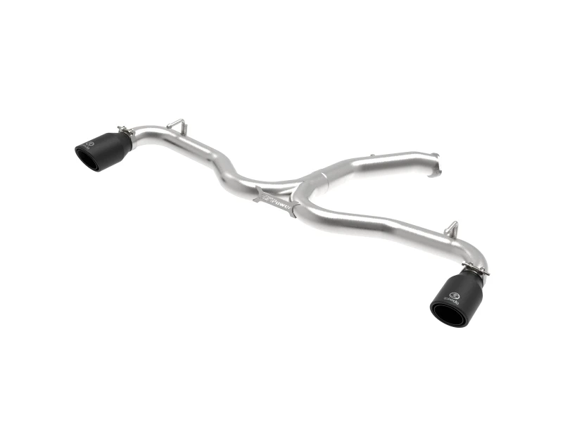 aFe Takeda 3-2,5 Zoll 304 SS Axle-Back-Auspuff-System mit schwarzer Spitze 2018 Hyundai Elantra GT Sport I4-1,6L (t)