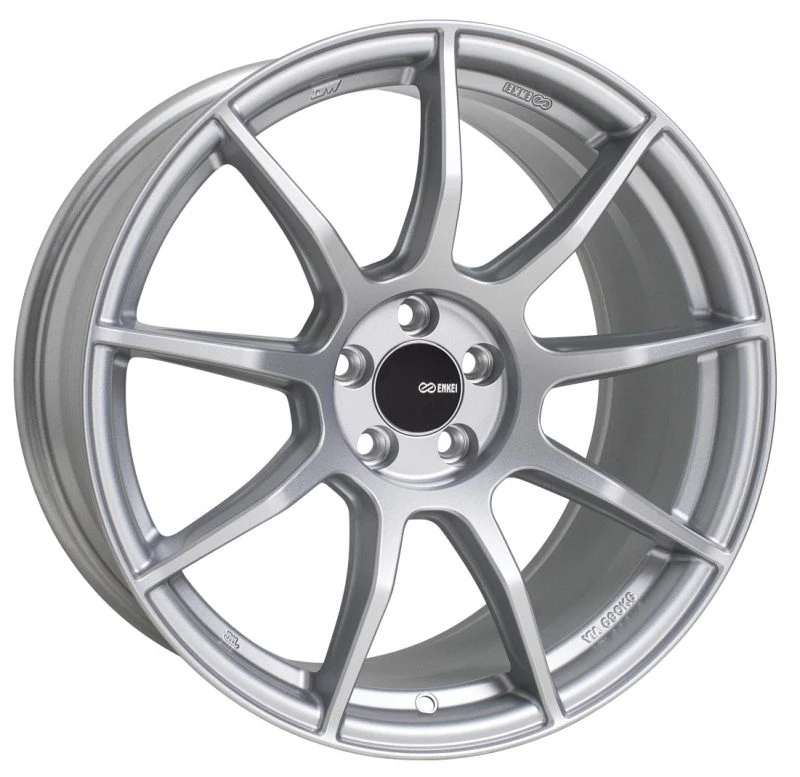 Enkei TS9 17x8 5x100 45mm Offset 72.6mm Bore - Silver Paint