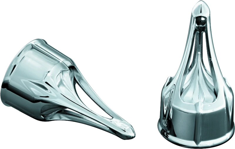 Kuryakyn Roman Axle Caps Chrome für Harley Davidson