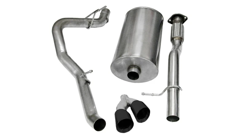Corsa 2009-2013 Chevrolet Suburban 1500 5.3L V8 Schwarzer Sport Cat-Back Auspuff