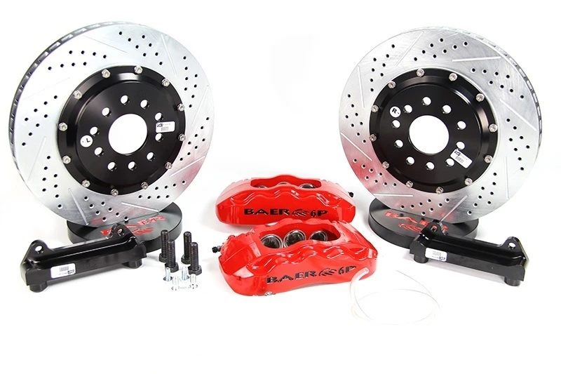 Baer Brakes 07-17 Jeep Wrangler JK 14in Pro+ Rear SDZ Brake Kit - Red