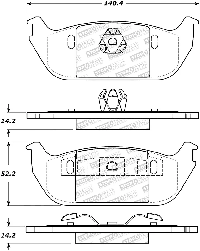StopTech Street Brake Pads