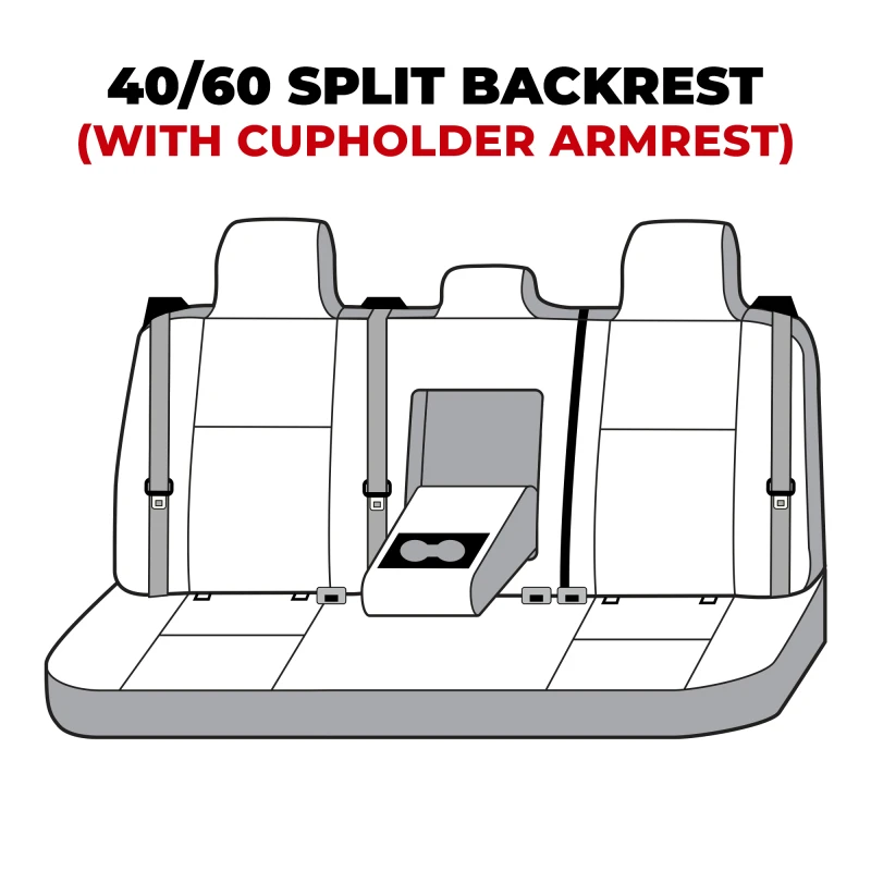 Covercraft 23-26 Toyota Corolla Leatherette PrecisionFit Custom Second Row Seat Covers