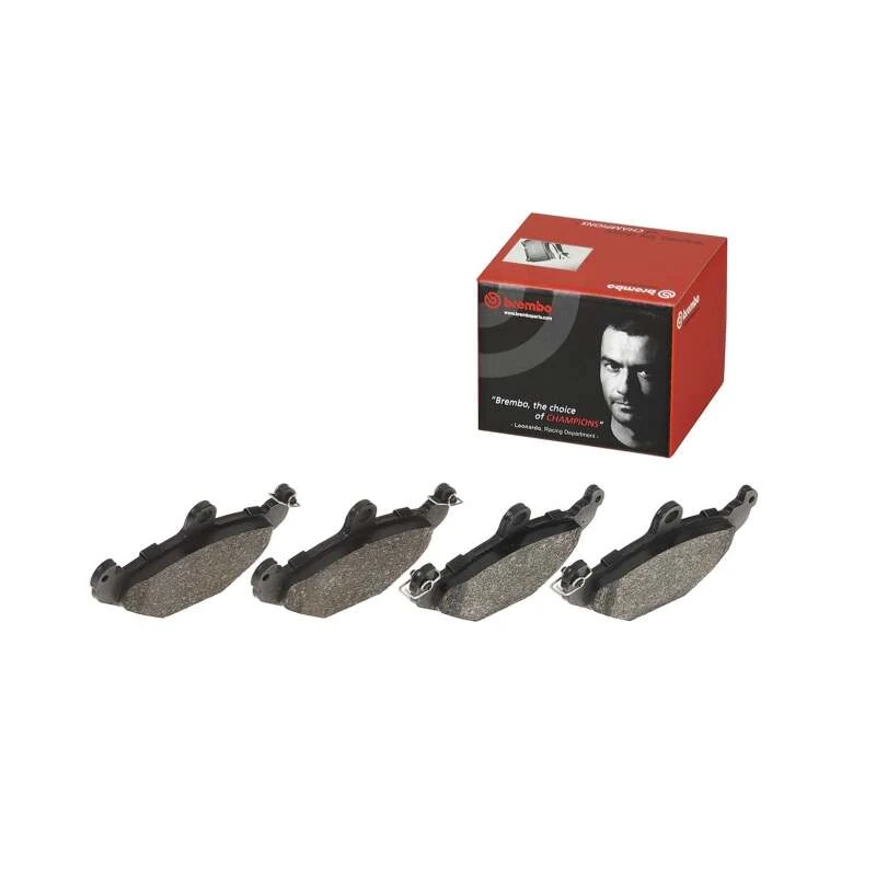 Brembo OE PRIME Low-Met Bremsbelag für 95-00 Dodge Viper / 08-11 Tesla Roadster – Hinterachse
