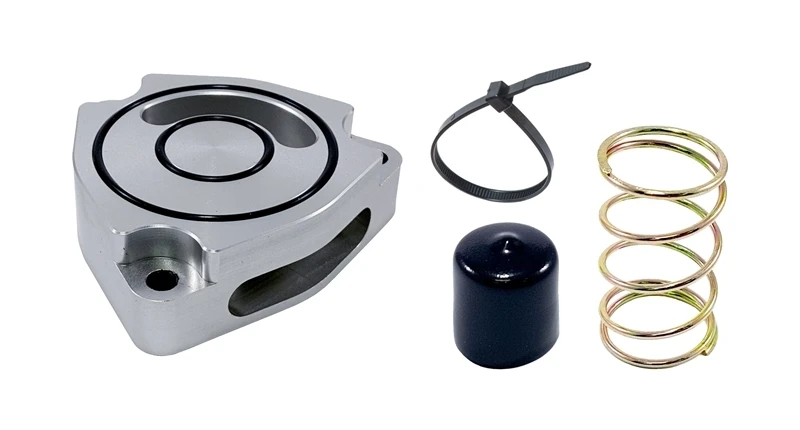 Torque Solution Blow Off BOV Sound Plate (Silver) for 2014+ Kia Forte Koup Turbo