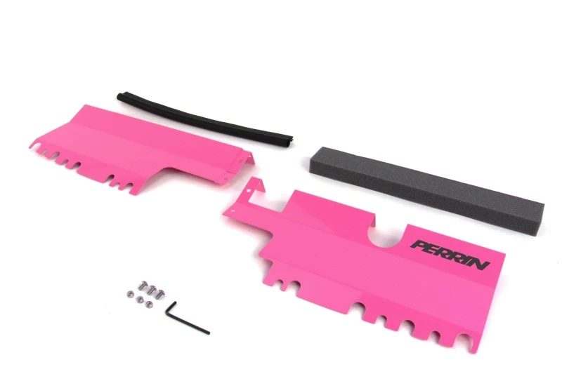 Perrin Radiator Shroud for 15-21 Subaru WRX/STI (Without OEM Intake Scoop) - Hyper Pink