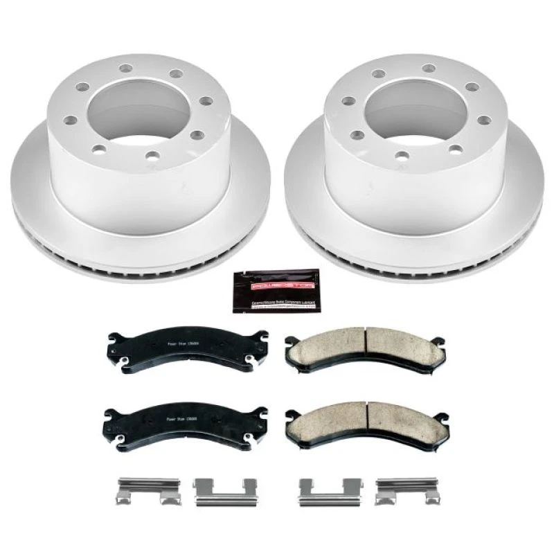 powerstop_CRK5337-67945529001cb Power Stop 01-06 Chevrolet Silverado 3500 Rear Z17 Evolution Geomet Coated Brake Kit