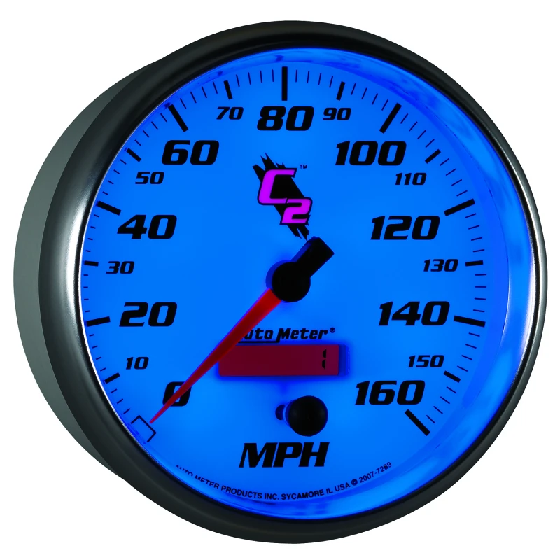 Autometer C2 5 inch 160MPH In-Dash Electronic Programmable Speedometer