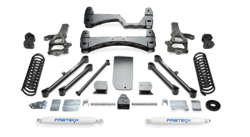 Fabtech 13-18 Ram 1500 4WD 6-Zoll-Basis-System mit Performance-Stoßdämpfern