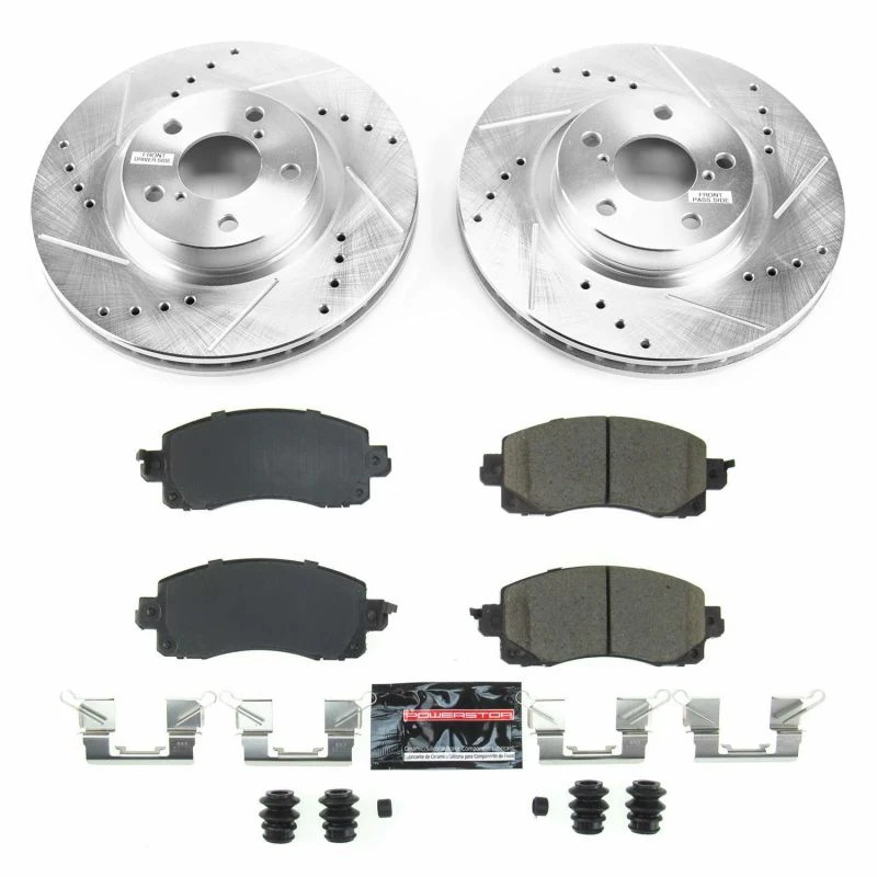 Power Stop Front Z23 Evolution Sport Brake Kit for 17-19 Subaru Impreza