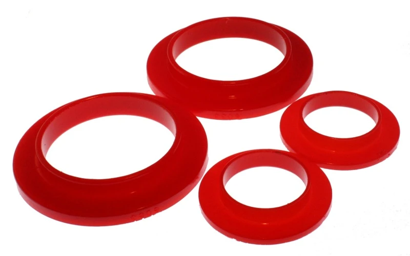 Energy Suspension 79-04 Ford Mustang SVO Rote Federisolator-Set für hintere Feder