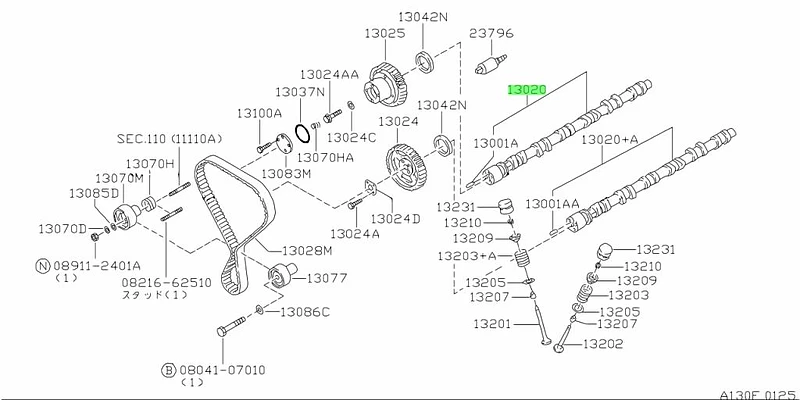 Nissan Nockenwelle Skyline R33 RB25DE RB25DET (NEO)
