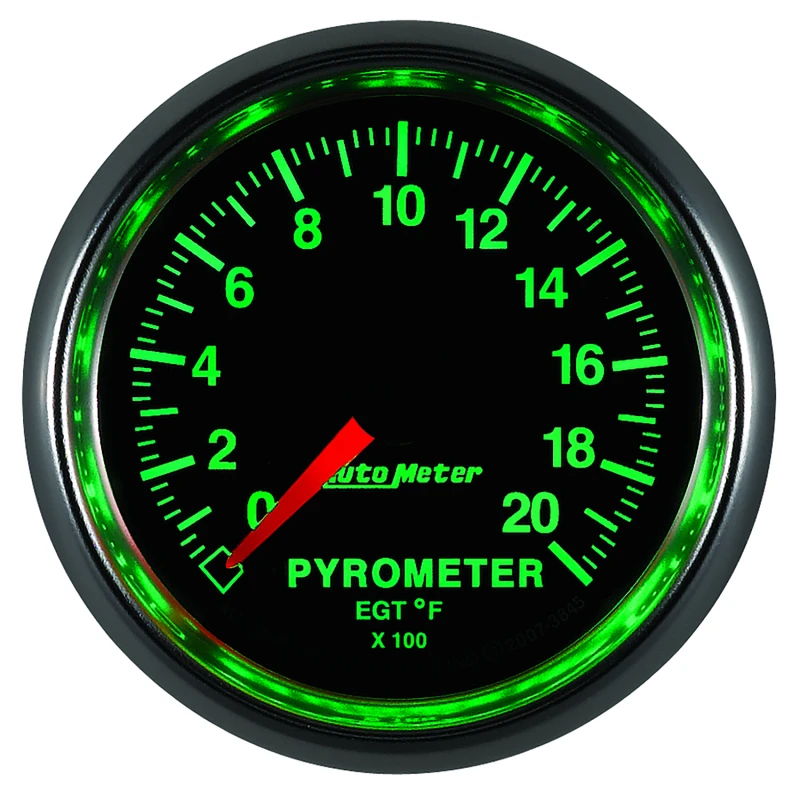 Autometer GS 0-2000 degree F Full Sweep Electronic Pyrometer Gauge