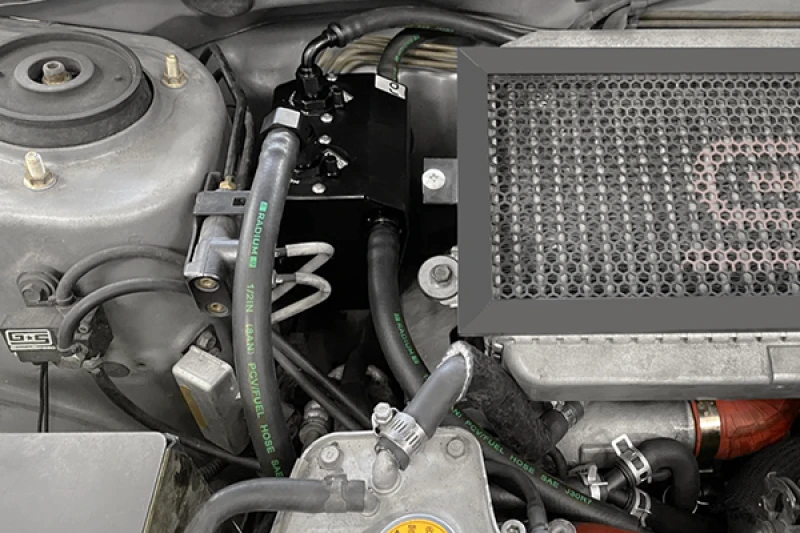 Radium 02-21 Subaru EJ-Serie Fluid Lock Turbo Dual Fangbehälter Kit
