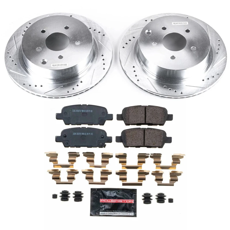 powerstop_K9134-6795e507e0f74 Power Stop 2009 Infiniti FX35 Rear Z23 Evolution Brake Kit