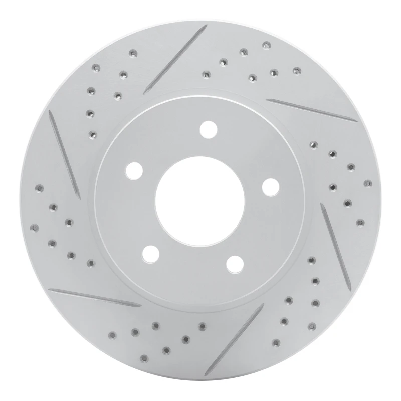 DFC 02-07 Chevrolet Equinox Front Left Drilled & Slotted Geoperformance Rotor