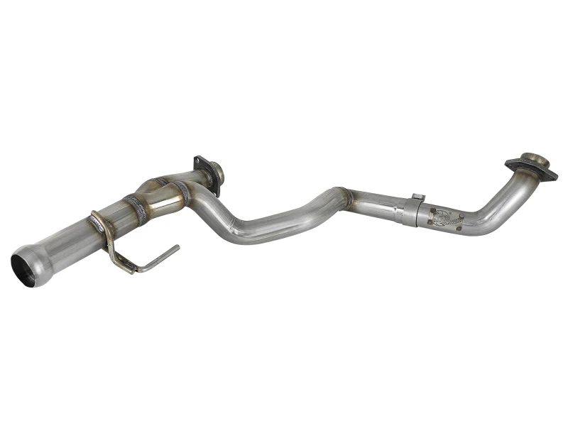 aFe POWER Twisted Steel Y-Pipe 2-1/4 Zoll 409 SS Auspuffsystem 2018 Jeep Wrangler (JL) V6-3.6L