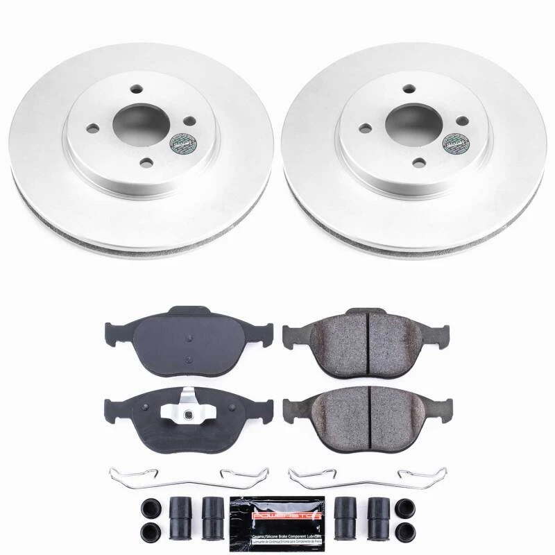 Power Stop 02-04 Ford Focus Front Z23 Coated Brake Kit