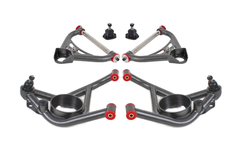BMR 70-81 2. Generation F-Body Ober- und Unter-A-Arm Kit - Schwarz Hammertone
