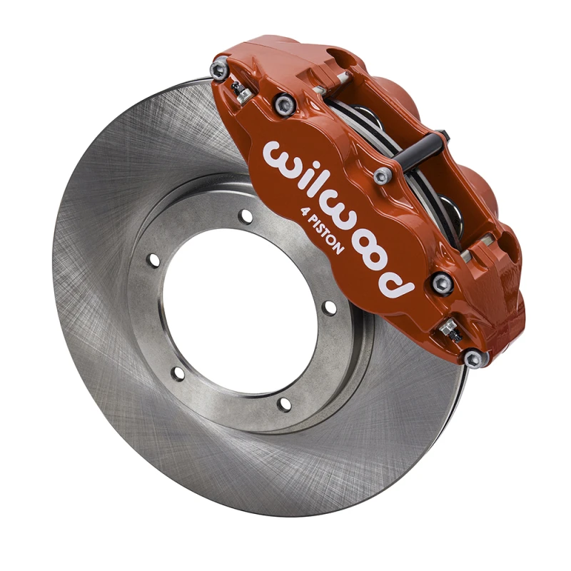 Wilwood kit front FNSL4R PORS 911 1984- 89 3.5 MT 11.10X.95 rotor red W/LINES