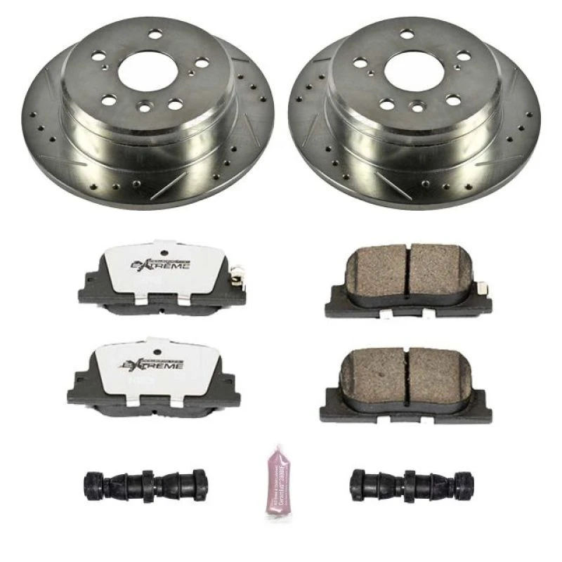 powerstop_K1084-26-67945b2f9cac9 Power Stop 00-01 Lexus ES300 Rear Z26 Street Warrior Brake Kit