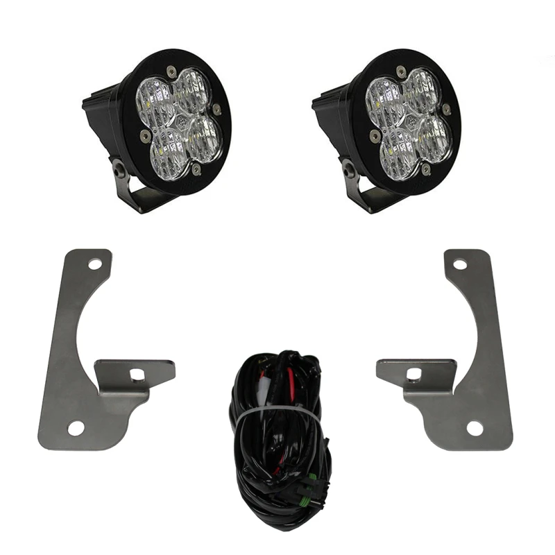 Baja Designs Squadron-R Sport LED Light Kit for 2013-2016 Jeep JK Rubicon X / 10th Anniversary / Hard Rock