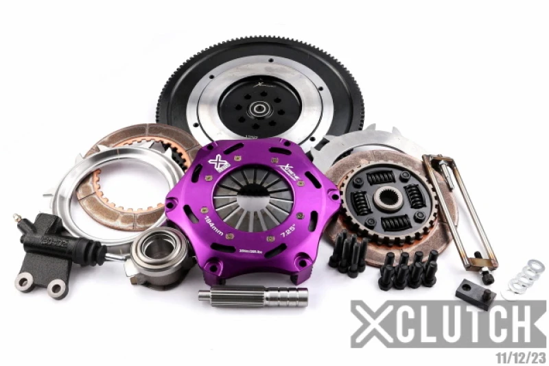 XClutch Basis 2,5L 7,25 Zoll Doppel Federgedämpftes Keramik-Kupplungspaket für 15-21 Subaru WRX STi