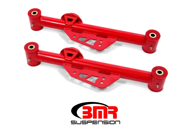 BMR 99-04 Mustang Nicht-einstellbare Untere Kontrollarme (Polyurethan) - Rot