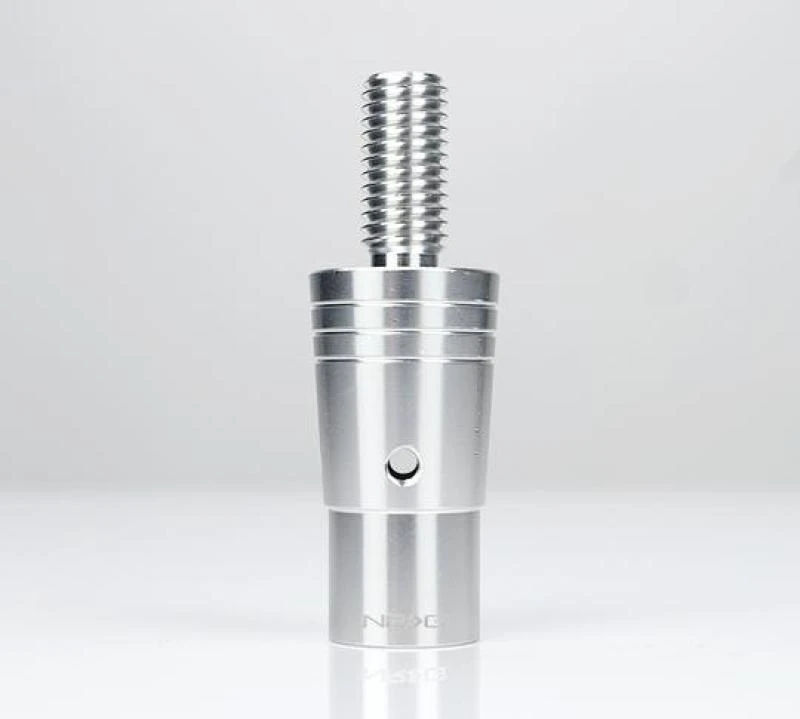 NRG 14mm Euro Aluminum Adapter w/ M10x1.5 Thread Pitch - Silver