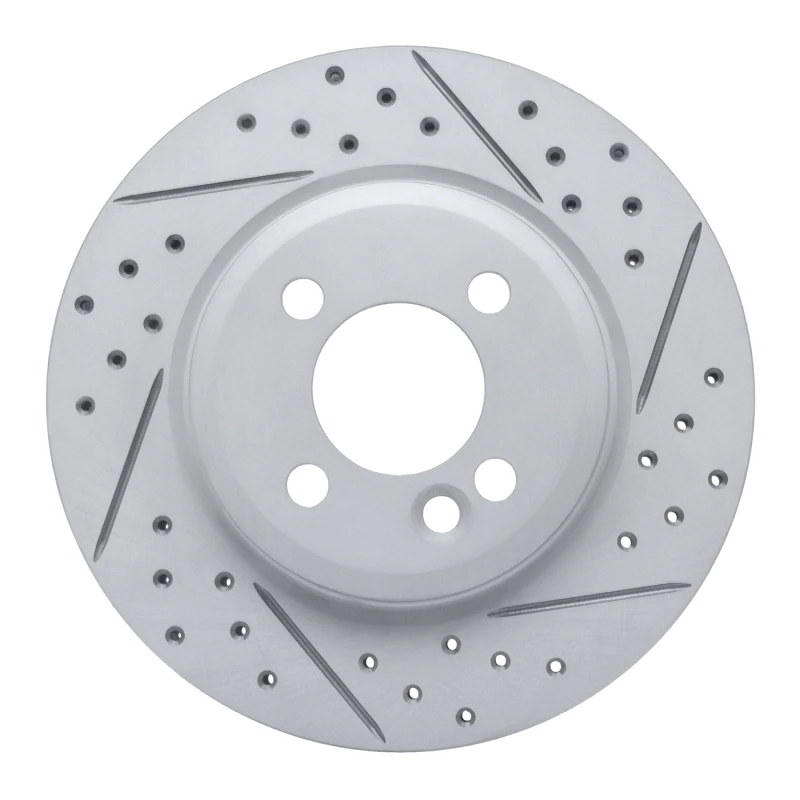 DFC 02-08 Mini Cooper (Excl Clubman Front Right Drilled & Slotted Geoperformance Rotor