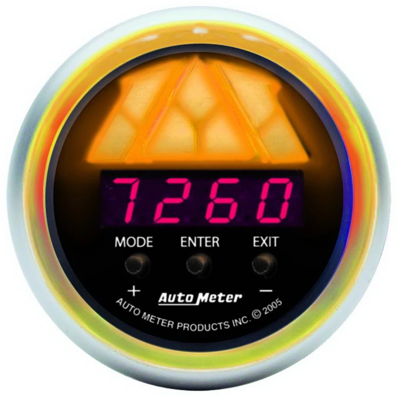 Autometer Sport-Comp 52mm 0-15k RPM Digital Pro Shift System Shift Light Level 1