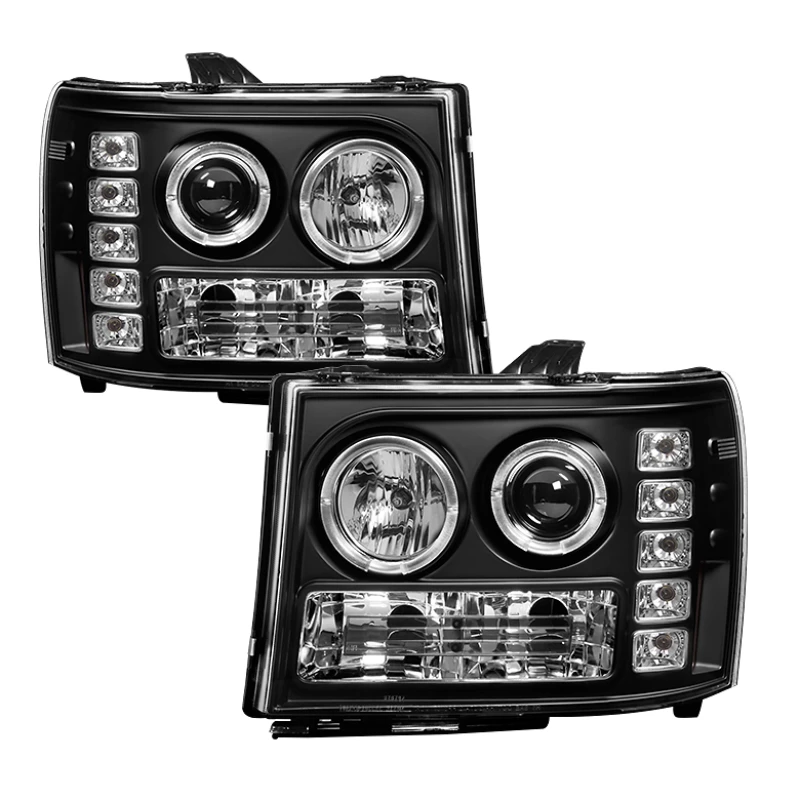 spyder_5010605-6794b3960ea1c Spyder GMC Sierra 1500/GMC Sierra Denali 08-13 Projector LED Halo- LED Blk PRO-YD-GS07-HL-BK