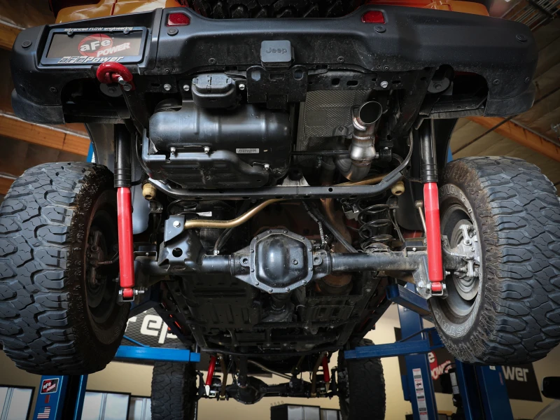 aFe 20-21 Jeep Wrangler (JL) Großbohr-HD 3 IN 304 Edelstahl DPF-Back Hi-Tuck Auspuffsystem