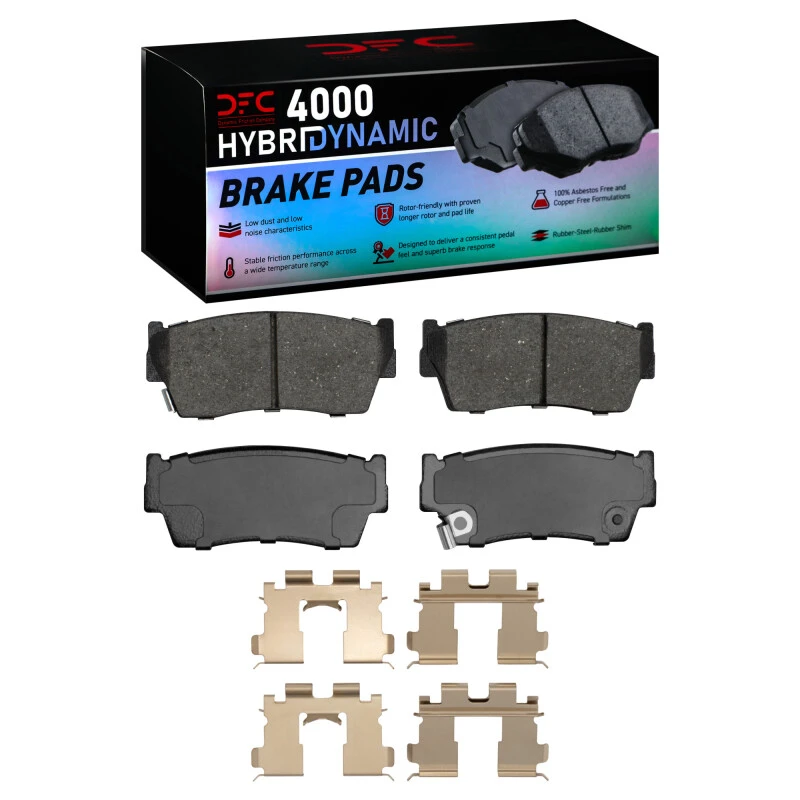 DFC 89-98 Chevrolet/Geo Tracker Front 4000 HybriDynamic Brake Pads and Hardware Kit