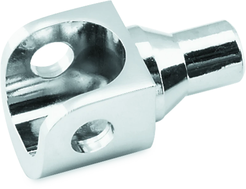 Kuryakyn Female Peg Adapter for 5/8in Square Mounts Chrome (Pair)