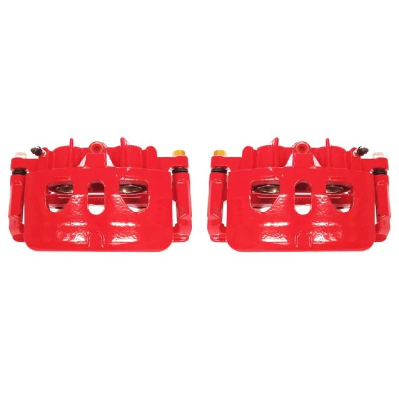 Power Stop 13-17 Ford Explorer Front Red Calipers w/Brackets - Pair