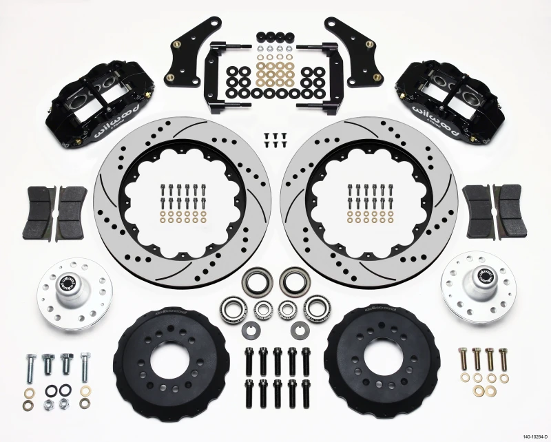 Wilwood Narrow Superlite 6R Vorderes Naben-Kit 14,00 Zoll gebohrt Großes GM 57-70 Drop Spindel