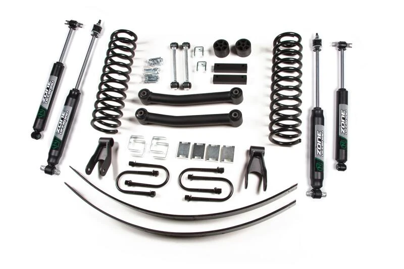 Zone Offroad 84-01 Jeep XJ 4.5in Kit w/Dana35 Axle