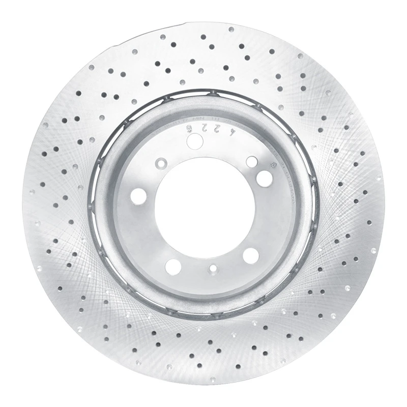 DFC 15-17 Porsche 911 Right Rear Drilled Hi-Carbon Alloy Geomet Coated Rotor