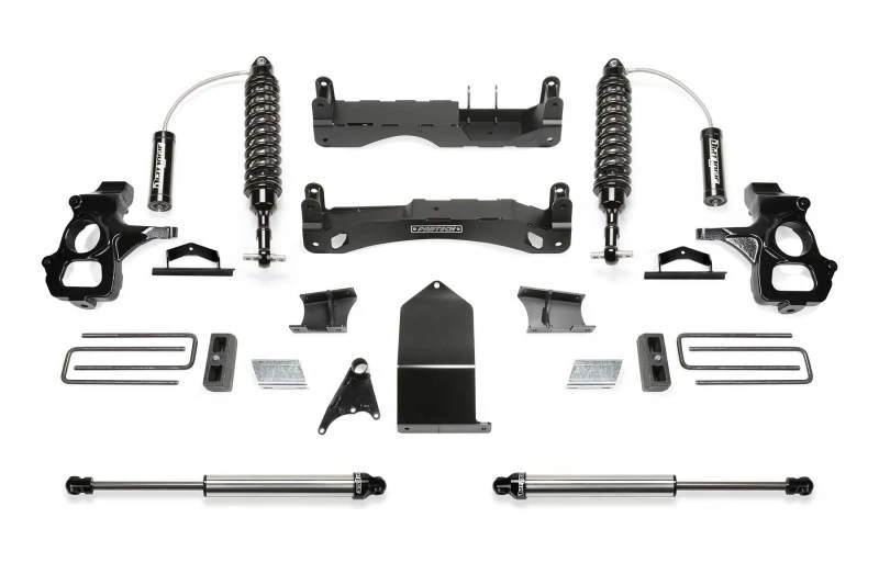 Fabtech 14-18 GM C/K1500 P/U ohne OE Forg Stl UCA 4in Perf Sys w/Dl 2.5 & 2.25