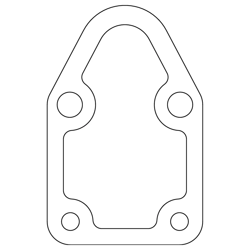 Cometic Chevrolet Gen-1 Small Block V8.031 Fiber Kraftstoffpumpen-Montageplatte-Dichtung - 4 Schrauben