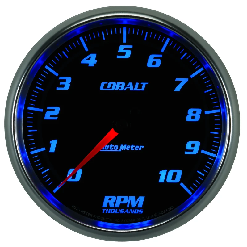 Autometer Cobalt 5in 10,000RPM In-Dash Tachometer