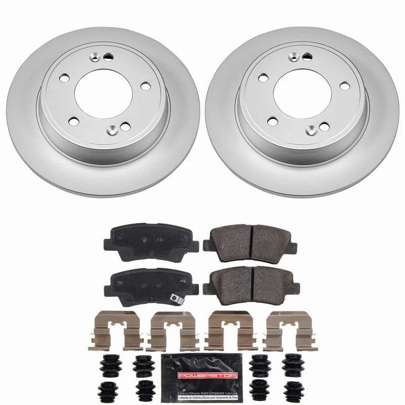 Power Stop 11-20 Hyundai Elantra Rear Z23 Coated Brake Kit